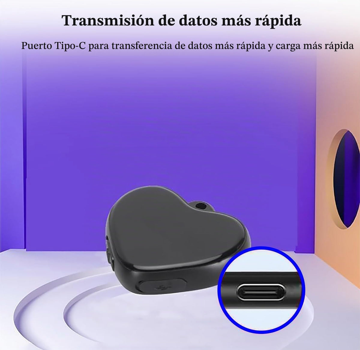 Grabadora Digital Voz Mini con Auriculares Reproductor mp3