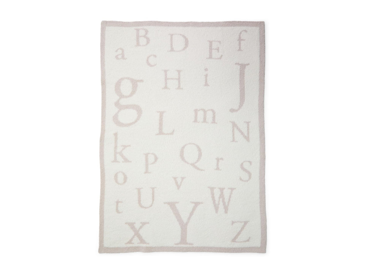 Barefoot Dreams ABC Blanket, Stone