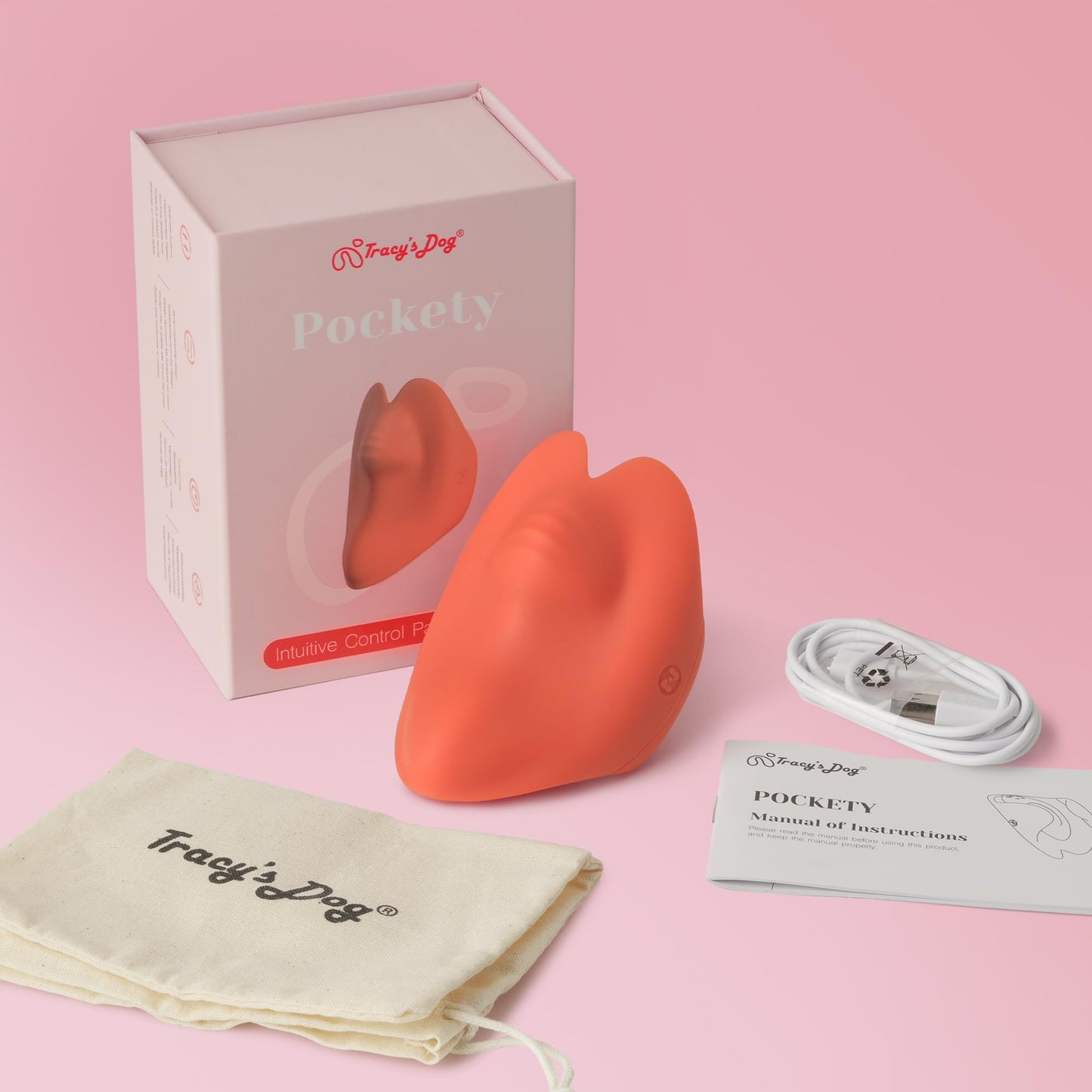 Juguete Sexual Vibrador de Clítoris Tracy's Dog Rosa con 7 Modos para Mujer