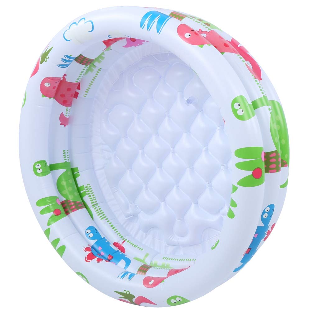 Bañera Inflable para Bebés, Piscina para Bebés, Redondo Impresión Dinosaurio Mini Piscina Piscina Infantil para Niños Piscina de Bomba Pequeña para Bebés para Baño, Sala de Estar