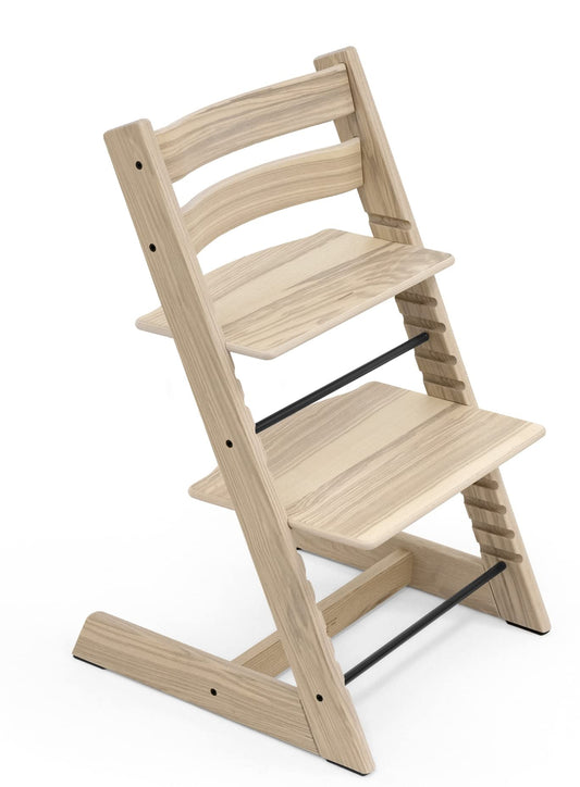 Silla Tripp Trapp de Stokke, Silla ajustable, evolutiva para recién nacidos, niños y adultos - Práctica, cómoda y ergonómica - Diseño atemporal (Fresno Natural)