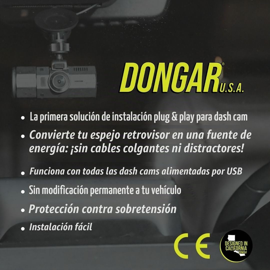 Adaptador de Energía para Dashcam SimpleUSBPort Tipo A de 10 Pines