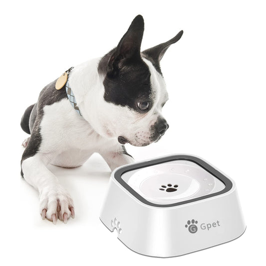 Cuenco de agua para perro de 35 onzas（1 litros），sin derrames，cuenco de agua para mascotas sin goteo，tazón de agua de viaje de gran capacidad para gatos, perros, cuenco de bebida para perro ansiosos