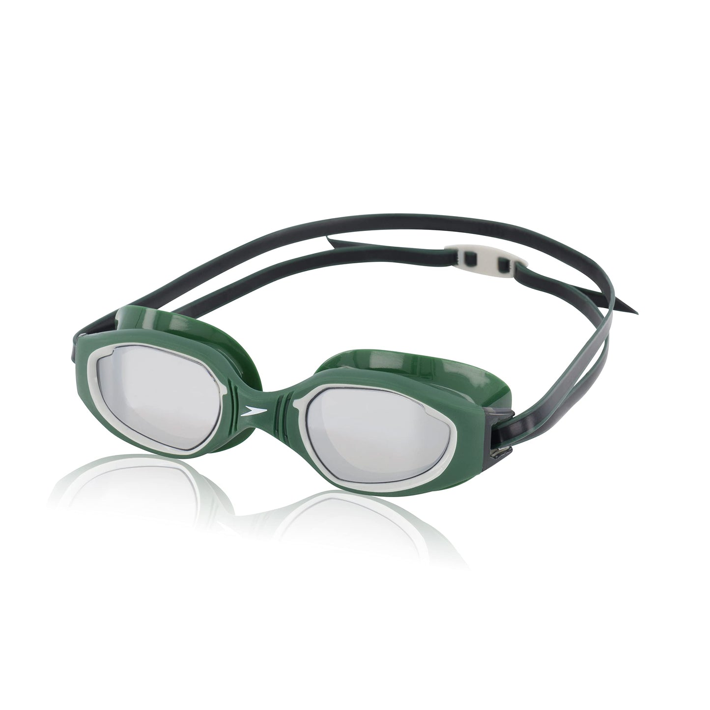 Anteojos de Natación Speedo Hydro Comfort Espejo Verde Oscuro Negro para Adultos