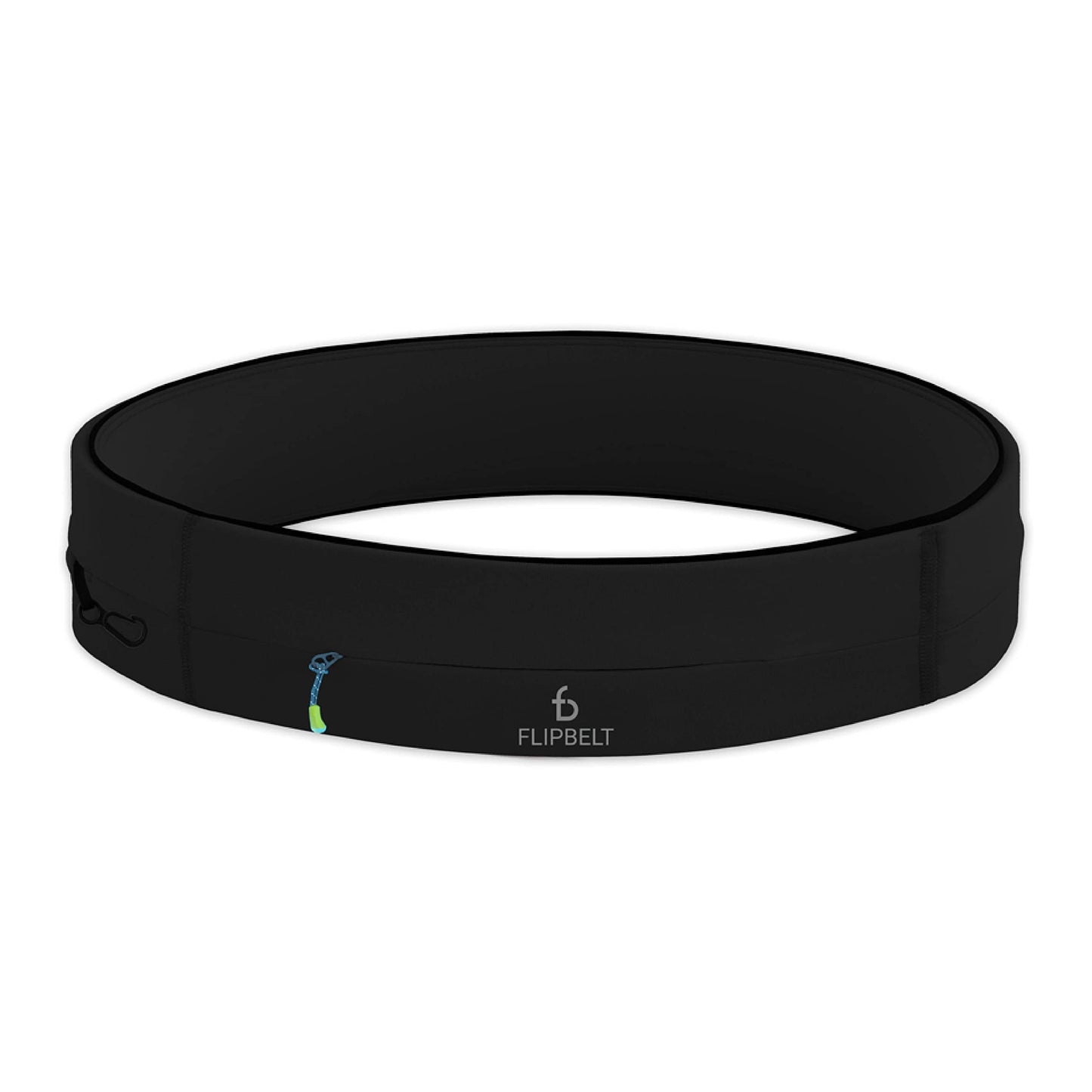 Cinturón de Entrenamiento FlipBelt Negro Mediano para Correr y Fitness