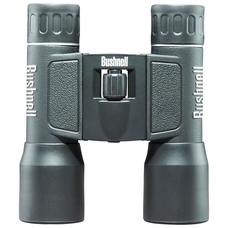 Bushnell | Binoculares Powerview Prisma Roof | 16x32 mm | Binocular Resistentes al Polvo y Salpicaduras | Negro