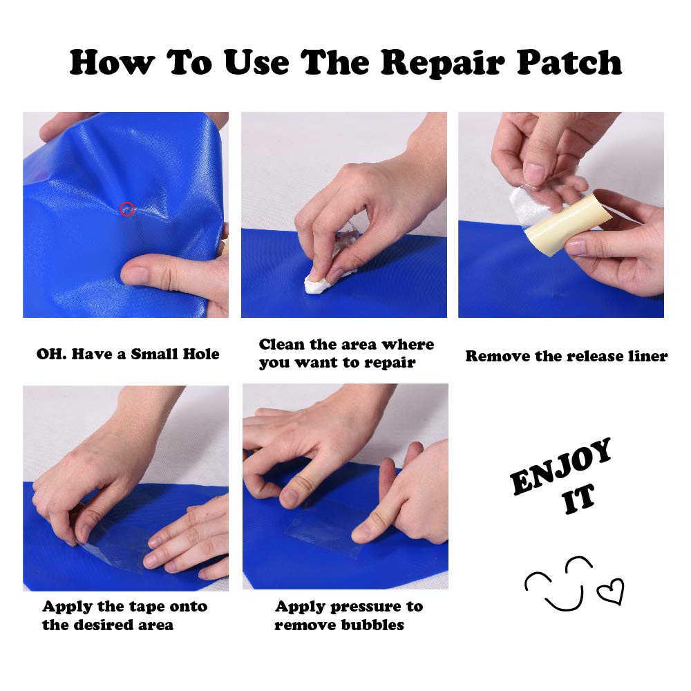 Piscina Inflable Familiar para Niños y Adultos Azul para Jardín y Patio Trasero