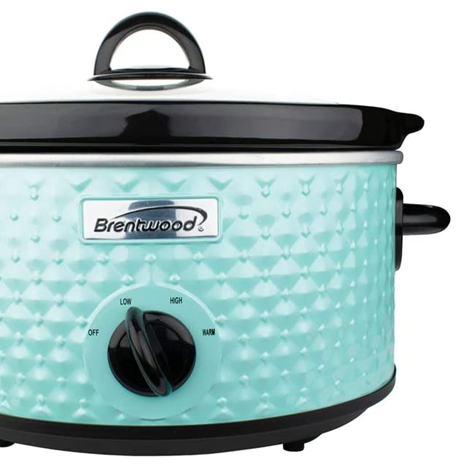 BRENTWOOD (R) APPLIANCES Olla De Cocción Lenta Azul 3.5 Cuartos