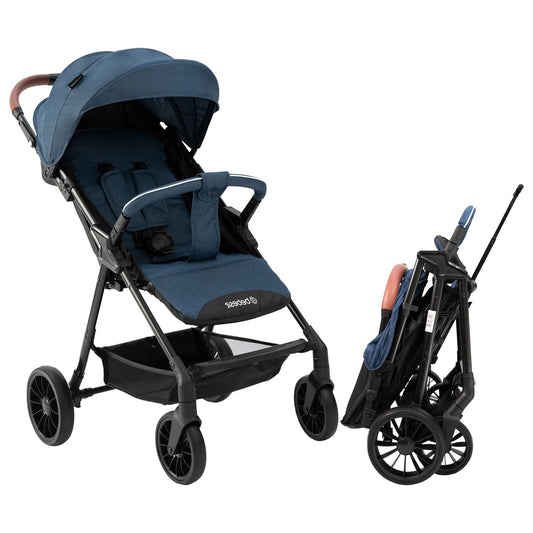 Bebesit Carriola para Bebe Sprint | Carriola de Bastón Ligera con Cinturón de 5 Puntos | Recién Nacidos a 4 Años | Carriola de Viaje con Toldo, 3 Paneles, Reposa Pie Ajustable y Canasta Portaobjetos