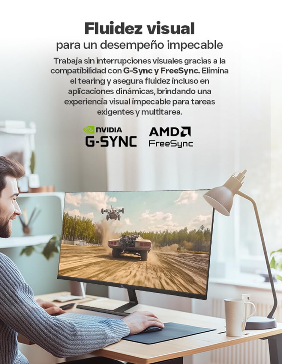 Monitor de Computadora Qian QMF-IPF27-01 27 Pulgadas Full HD IPS HDR10 G-Sync Freesync