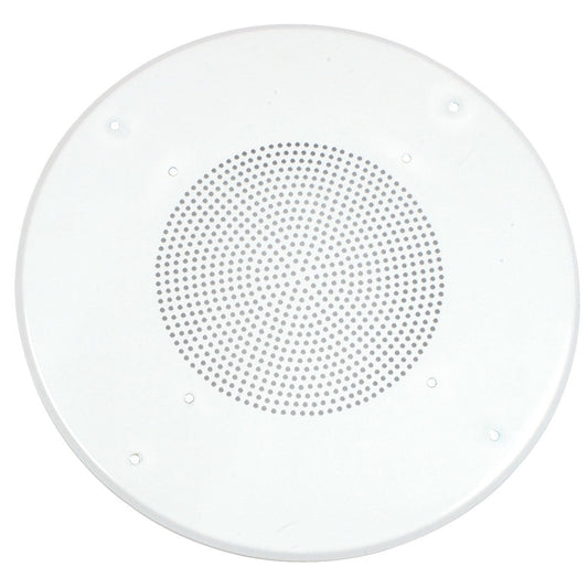 Parts Express - Parrilla de altavoz de techo redonda blanca para altavoz de 8 pulgadas (diámetro total de 13 pulgadas)