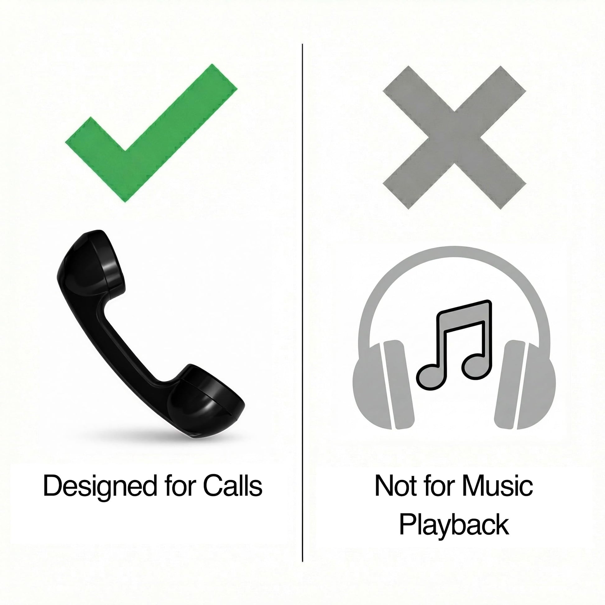 Opis Technology 60s micro: auriculares retro para iPhone, Galaxy, Huawei y smartphones modernos (negro)
