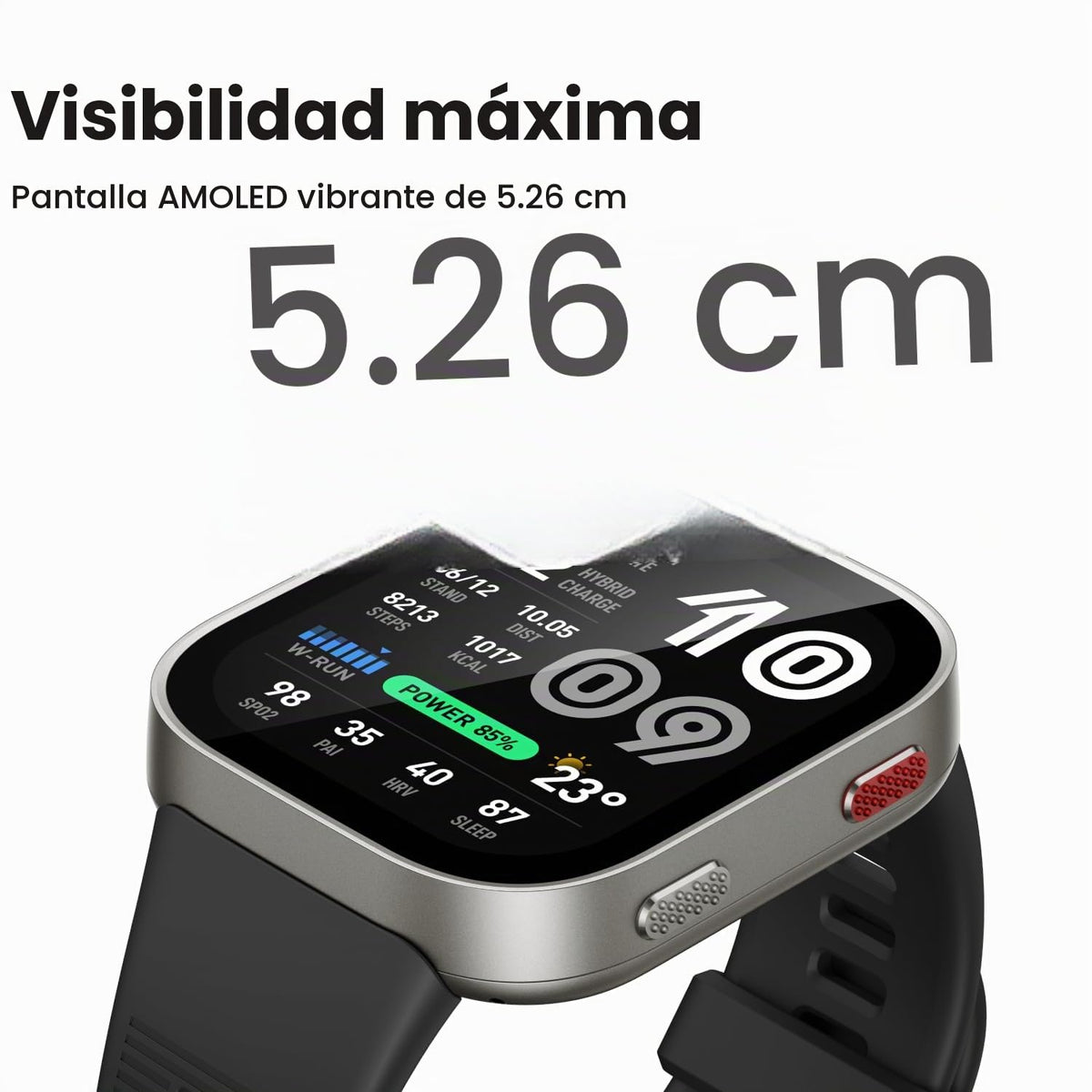Reloj Inteligente Amazfit Bip MAX AMOLED 5,26 cm GPS iOS