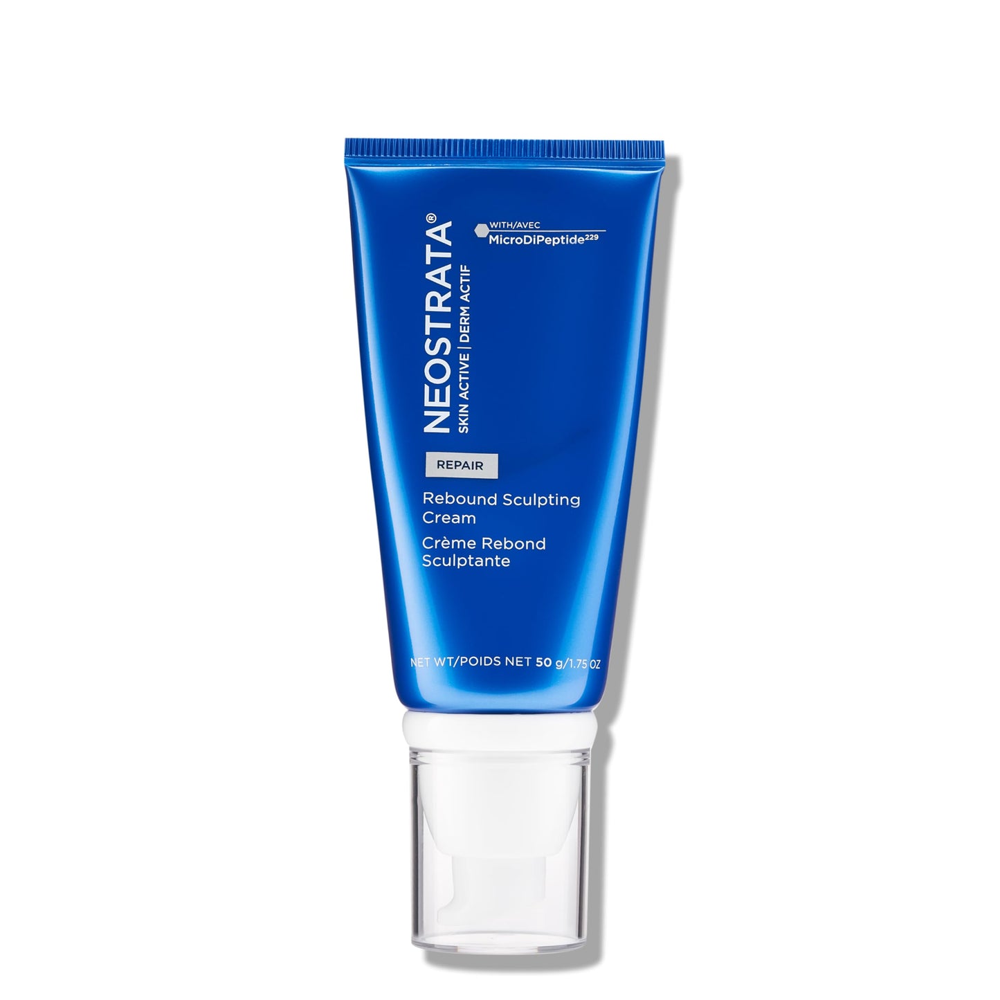 NEOSTRATA Crema escultora de rebote, hidratante de elevación multiacción, con ácido glicólico, péptidos y mezcla AHA/PHA, hidratante, no comedogénico, 1.7 onzas