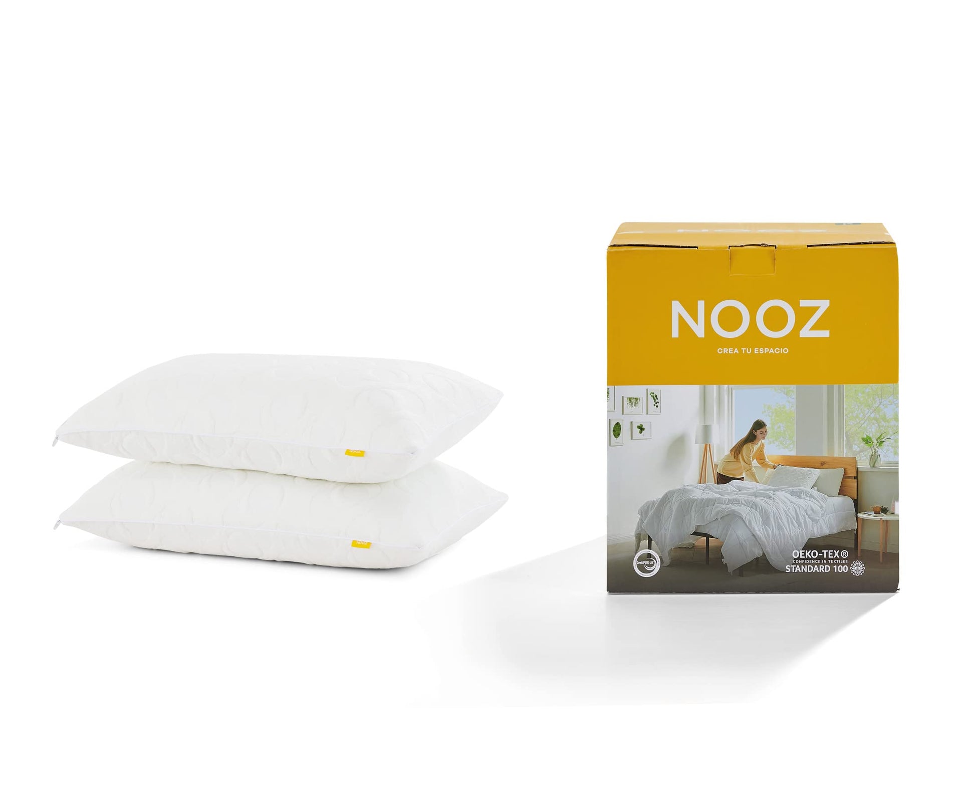 Almohadas King Size Nooz Memory Foam Pack de 2