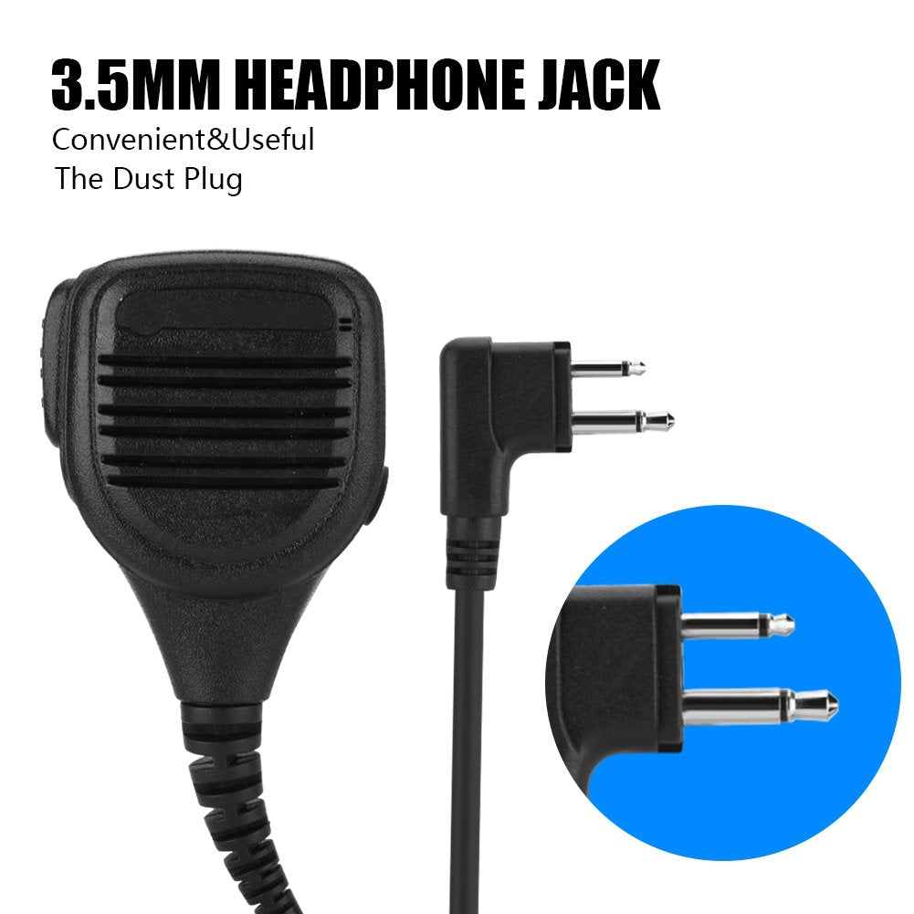 Micrófono Universal Eboxer Negro Original con Auricular para Walkie Talkie