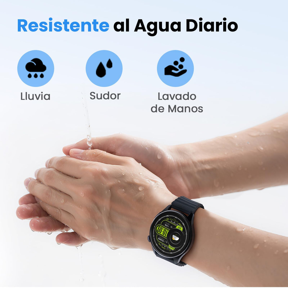 Smartwatch HAYLOU 4S AMOLED 1.43 Pulgadas GPS Bluetooth 5.3 para Mujer y Hombre