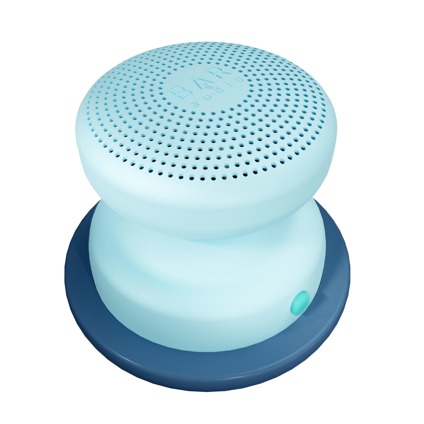 Cellhelmet Bar Audio Mini Mag Altavoz inalámbrico magnético compacto con audio potente, resistencia al agua IPX5, batería de 6 horas y montaje compatible con MagSafe en azul cielo y azul real