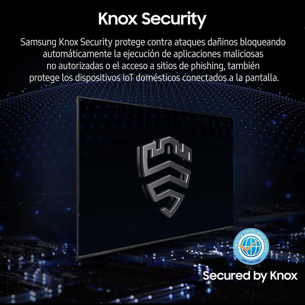 Samsung Televisor Inteligente de 50" Pulgadas, Ultra HD 4K, Serie U7900, Diseño de MetalStream, Seguridad Knox, HDR, Sinfonía Q, Tizen TV 2025 - UN50U7900FFXZA (Reacondicionada)