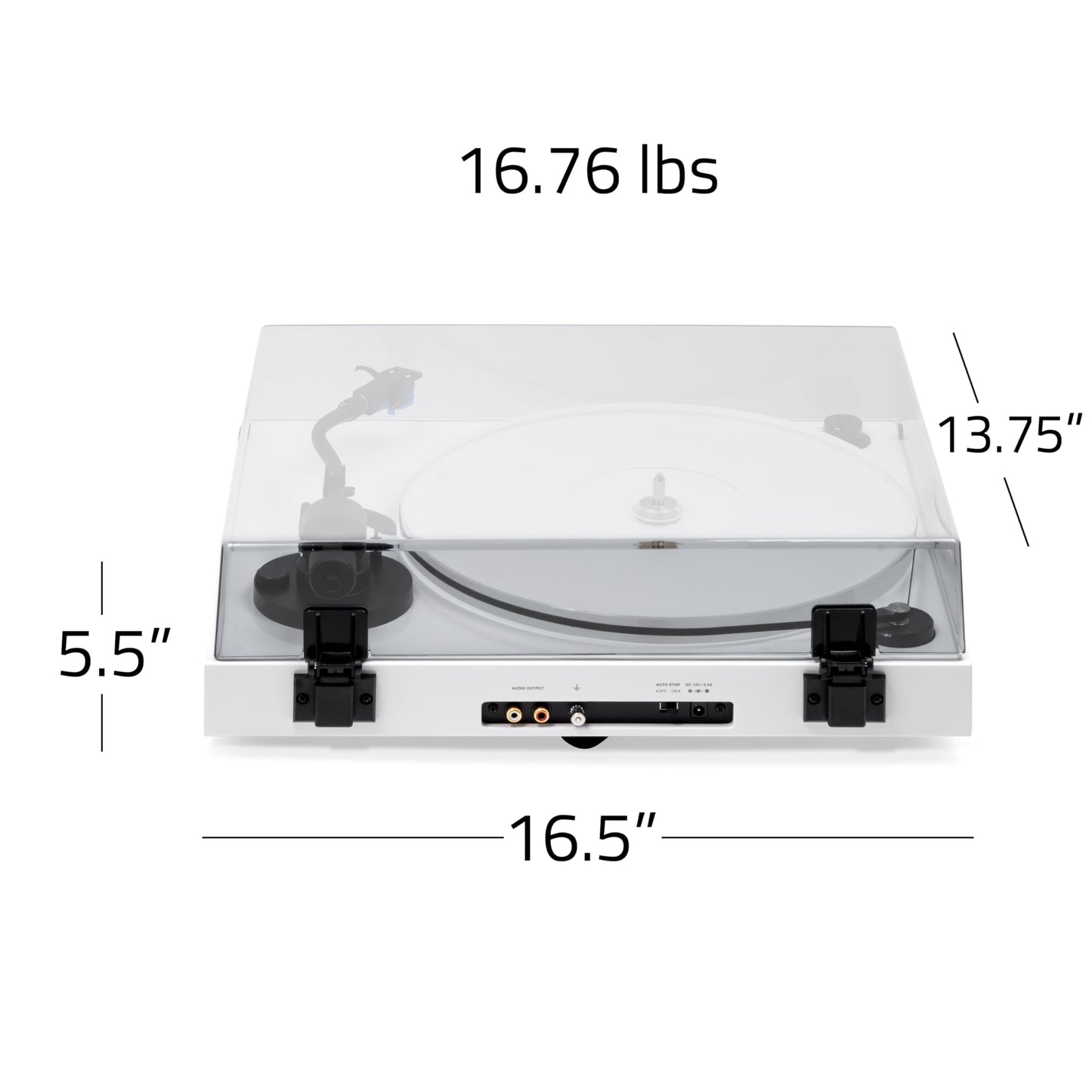 Fluance RT85 Referencia de Alta Fidelidad Tocadiscos de Vinilo con Cartucho Ortofon 2M Azul, Plato de Acrílico, Motor de Control de Velocidad de Alta Masa, Zócalo de Madera MDF con Aislamiento de
