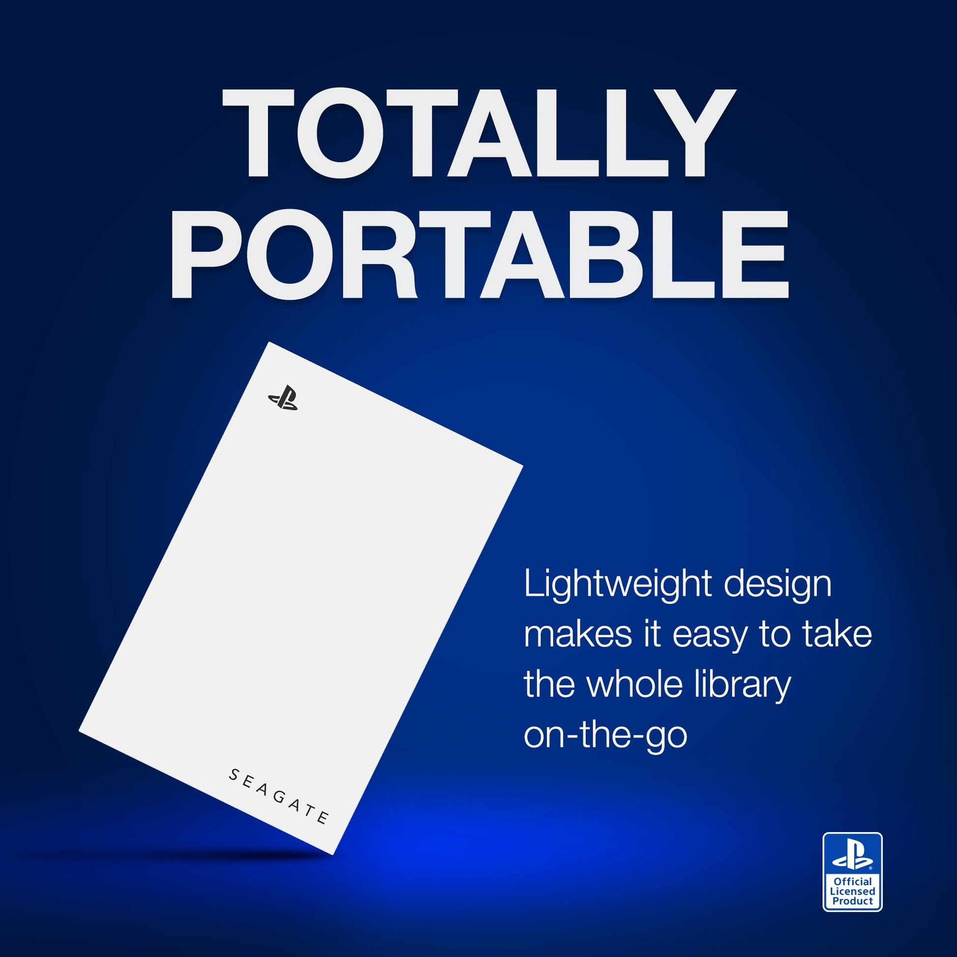 Disco Duro Externo Seagate Game Drive Azul LED Licencia Oficial para PS5 2TB USB 3.0