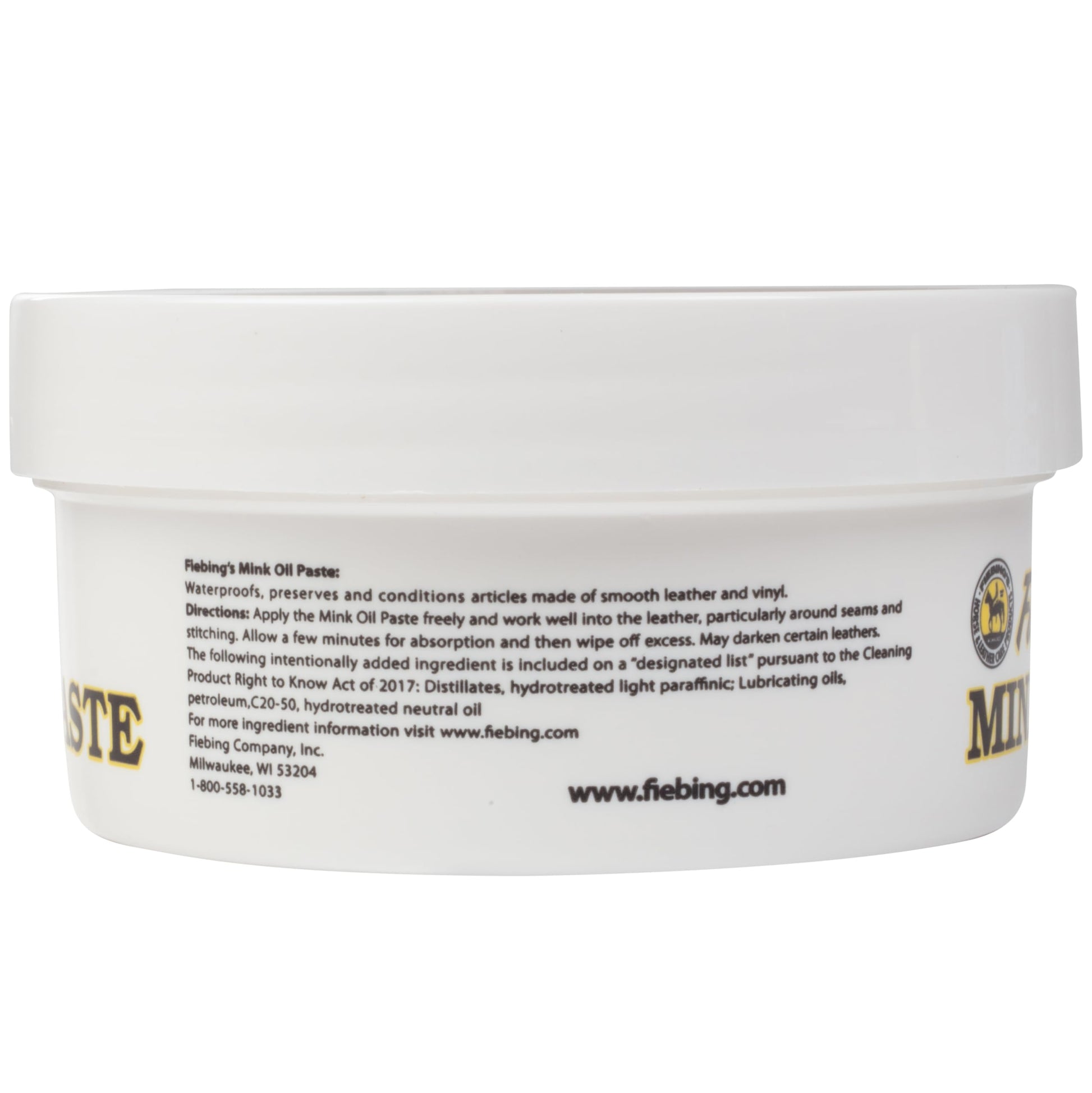 Fiebing's - Aceite de visón para botas de piel (2 unidades, 6 onzas cada uno) - Limpiador y acondicionador de piel - Impermeable, conserva, suaviza todas las manualidades de piel suave y vinilo, evita