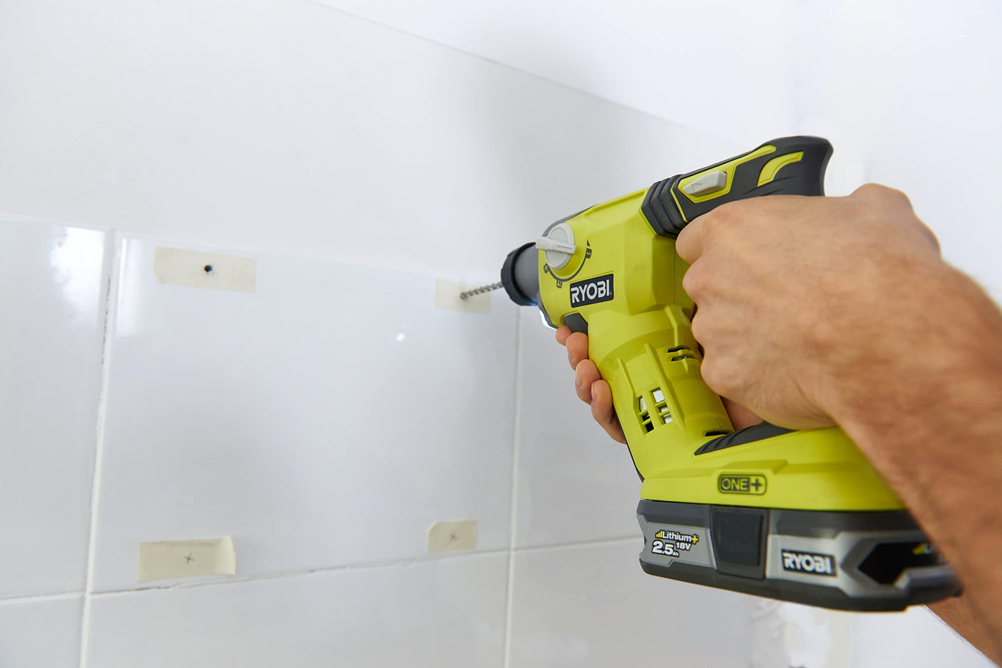 Ryobi R18SDS-0 ONE+ SDS Plus - Taladro giratorio inalámbrico (solo cuerpo) - Hyper Green