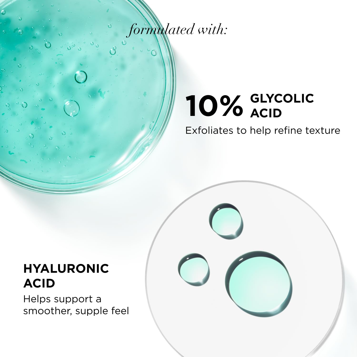 It Cosmetics Bye bye Pores, Serum, Suero Facial con Ácido Glicólico al 10% Minimiza los Poros en 1 Semana y Exfolia Suavemente y Refina la Textura de la Piel con Ácido Hialurónico, 30 ml