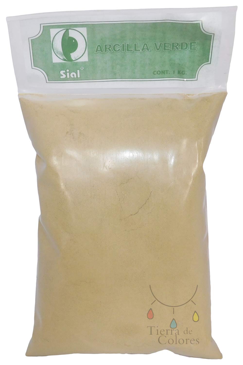 Arcilla verde barro rojo y barro negro paquete 1 kg c/u cosmetico para mascarilla tierra de colores