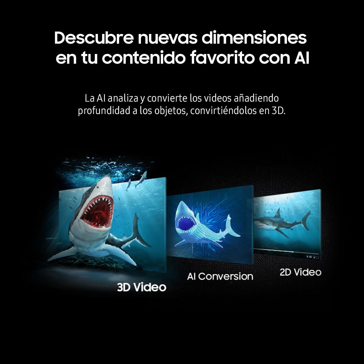 SAMSUNG Monitor 27'' 4K LS27FG900XNXZX, Tecnologia 3D