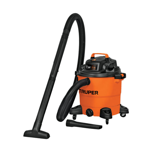 Aspiradora Truper plástica 12 GAL sólidos y líquidos