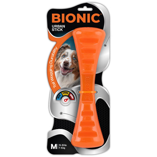 BIONIC Urban Stick - Juguete para Perros de 15 a 35 Libras (7-15 kg.)