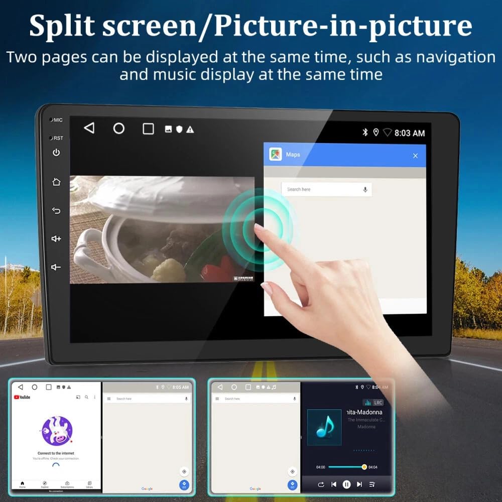 4+64 GB Android 15 8 núcleos para Chevy Express Radio 2003-2006 con visualización táctil inalámbrica Apple Carplay Android Auto 7 pulgadas estéreo de coche con cámara de respaldo gratuita, navegación