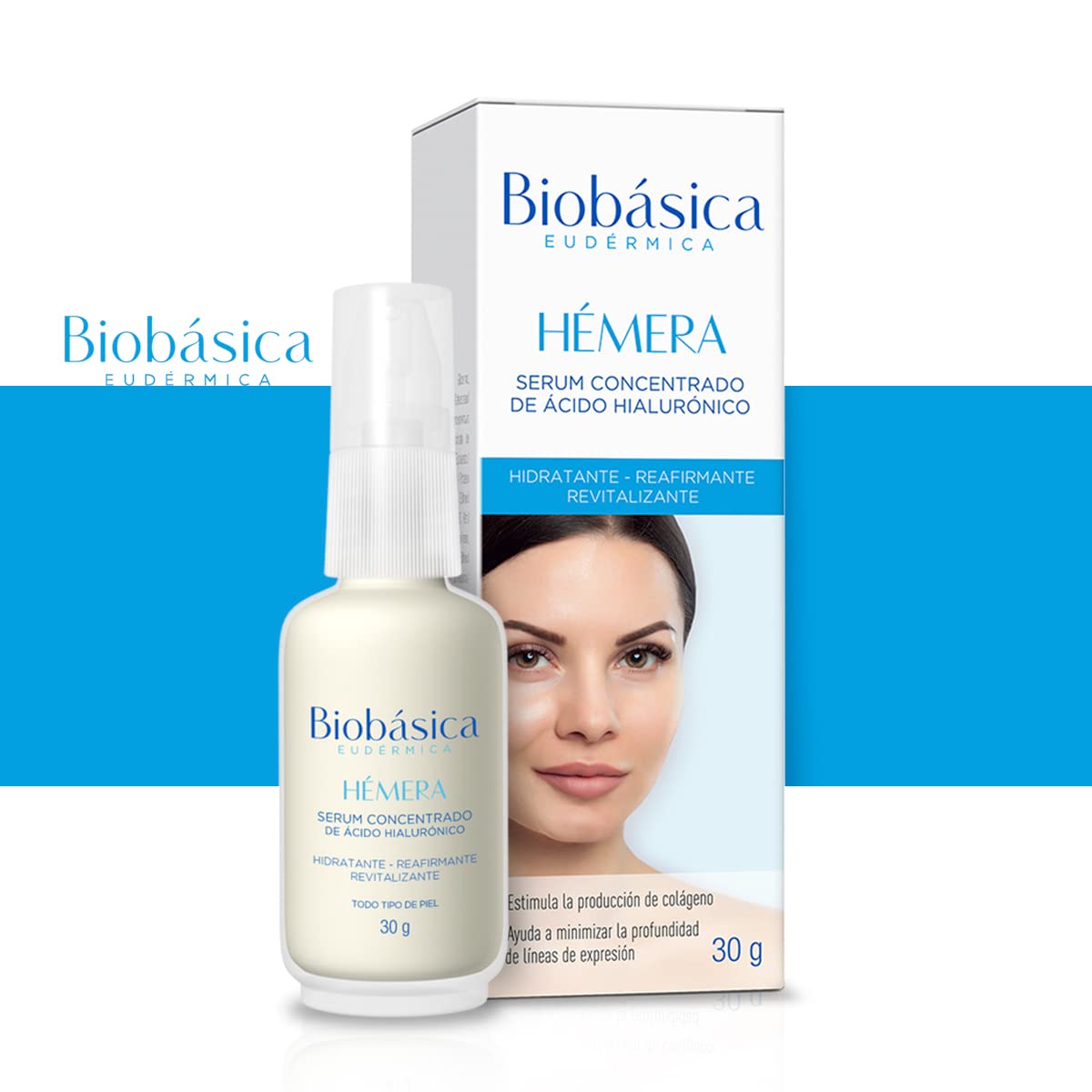 HÉMERA | Serum concentrado de ácido hialurónico | reduce líneas de expresión | Estimula la producción de colágeno