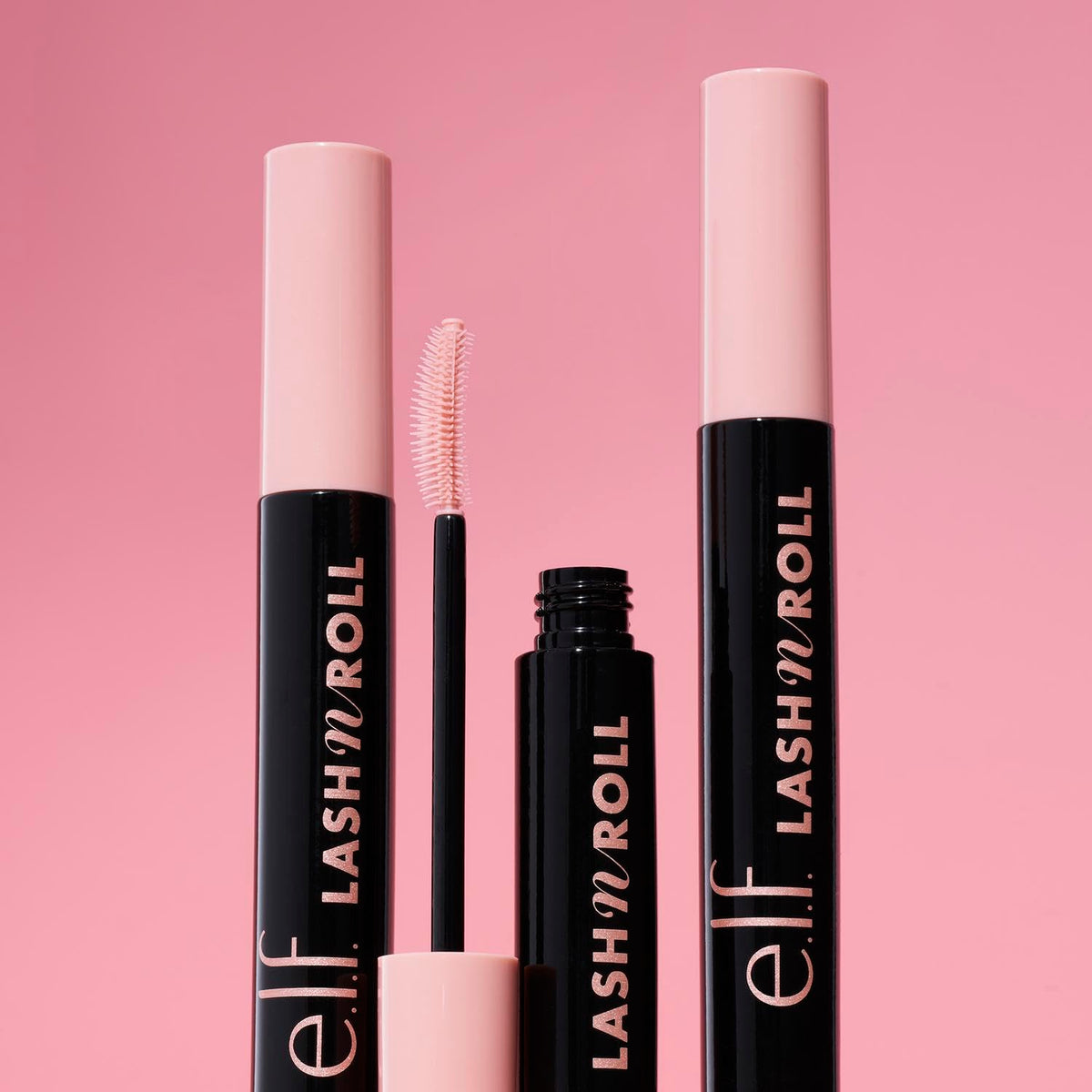 e.l.f. Cosmetics Lash 'N Roll Máscara de Pestañas Rizadora Black Negro