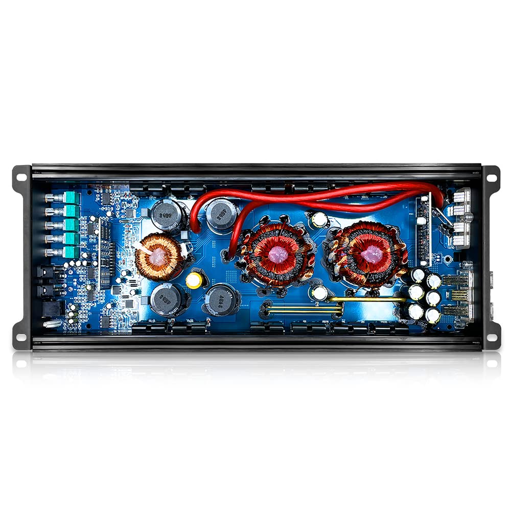 CT Sounds CT-1500.1D - Amplificador monobloque de audio para coche, 1500 vatios RMS