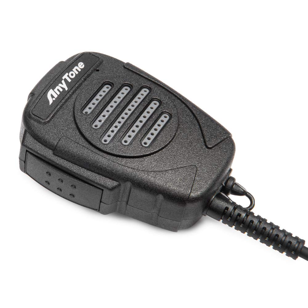 AnyTone - Altavoz MIC para radio de dos vías AT-D878UV Plus/D878UV/D868UV