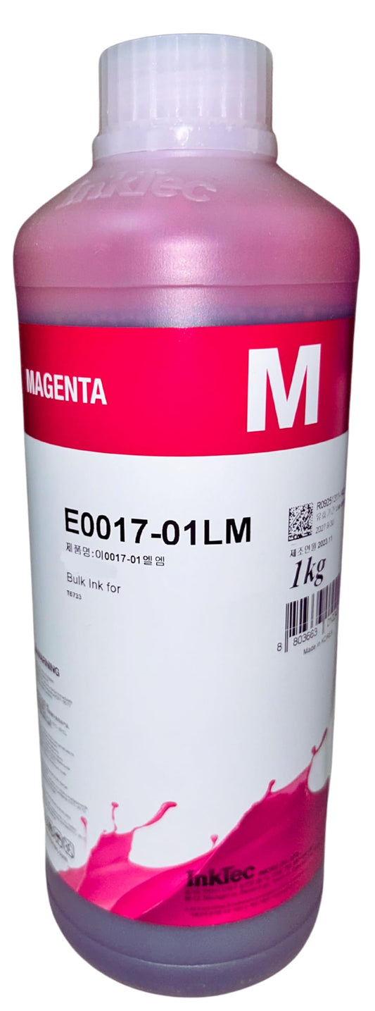 INK DEPOT TONER IMPRIME SIN REMORDIMIENTOS Litro de Tinta Calidad Fotográfica Marca InkTec Compatible con Impresoras y Multifuncionales Epson (Magenta)