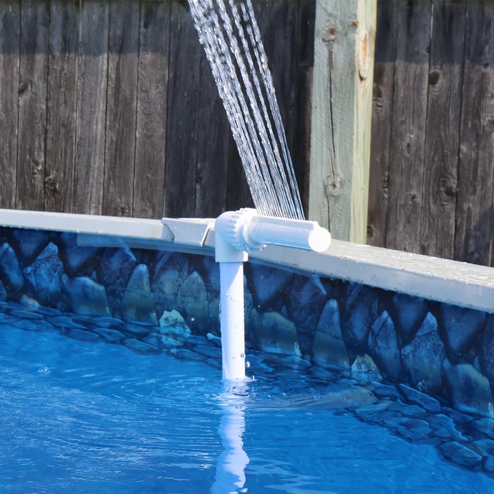 Fuente para Piscina Splash-A-Round Pools con Cascada Blanca