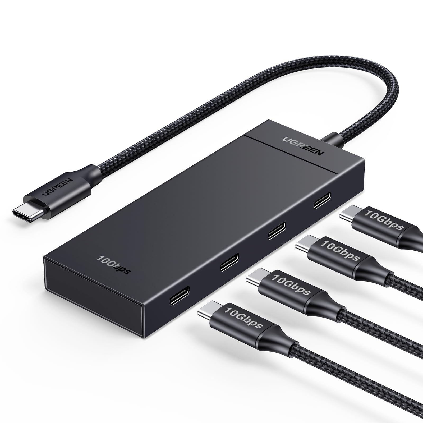 Hub USB C UGREEN 10Gbps Plata Compatibilidad Amplia