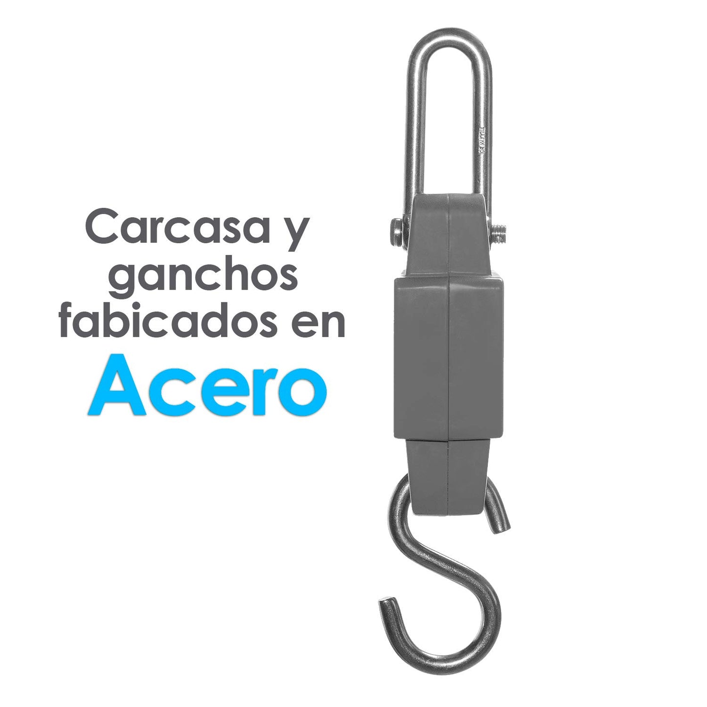 Báscula Digital RHINO Naranja Ideal para Uso Rudo 300 kg Lecturas Congeladas