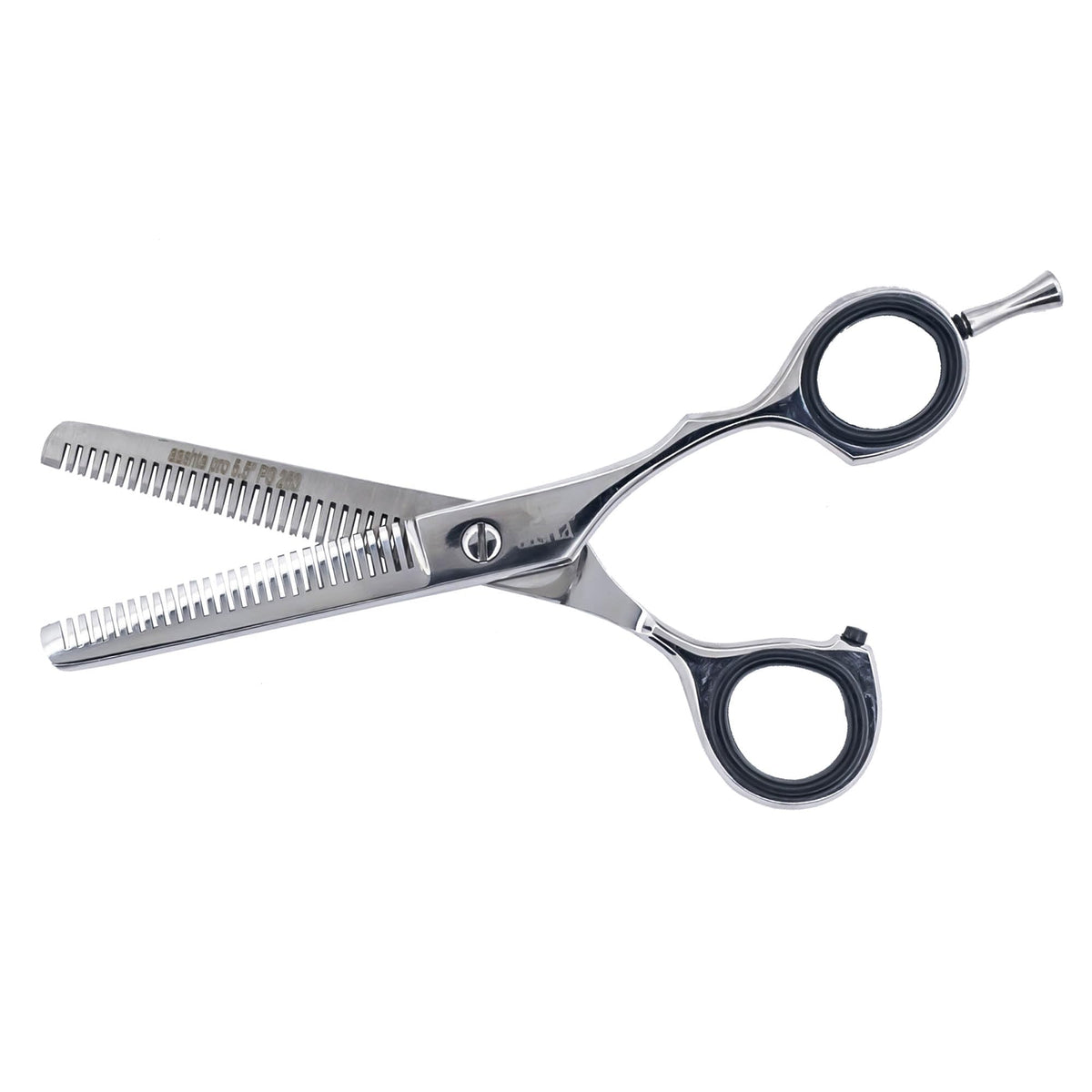 Tijera Profesional para Texturizar Cabello,Doble Dentado, Barber, Estilista, Peluquero 5.5" Aashta PS 253