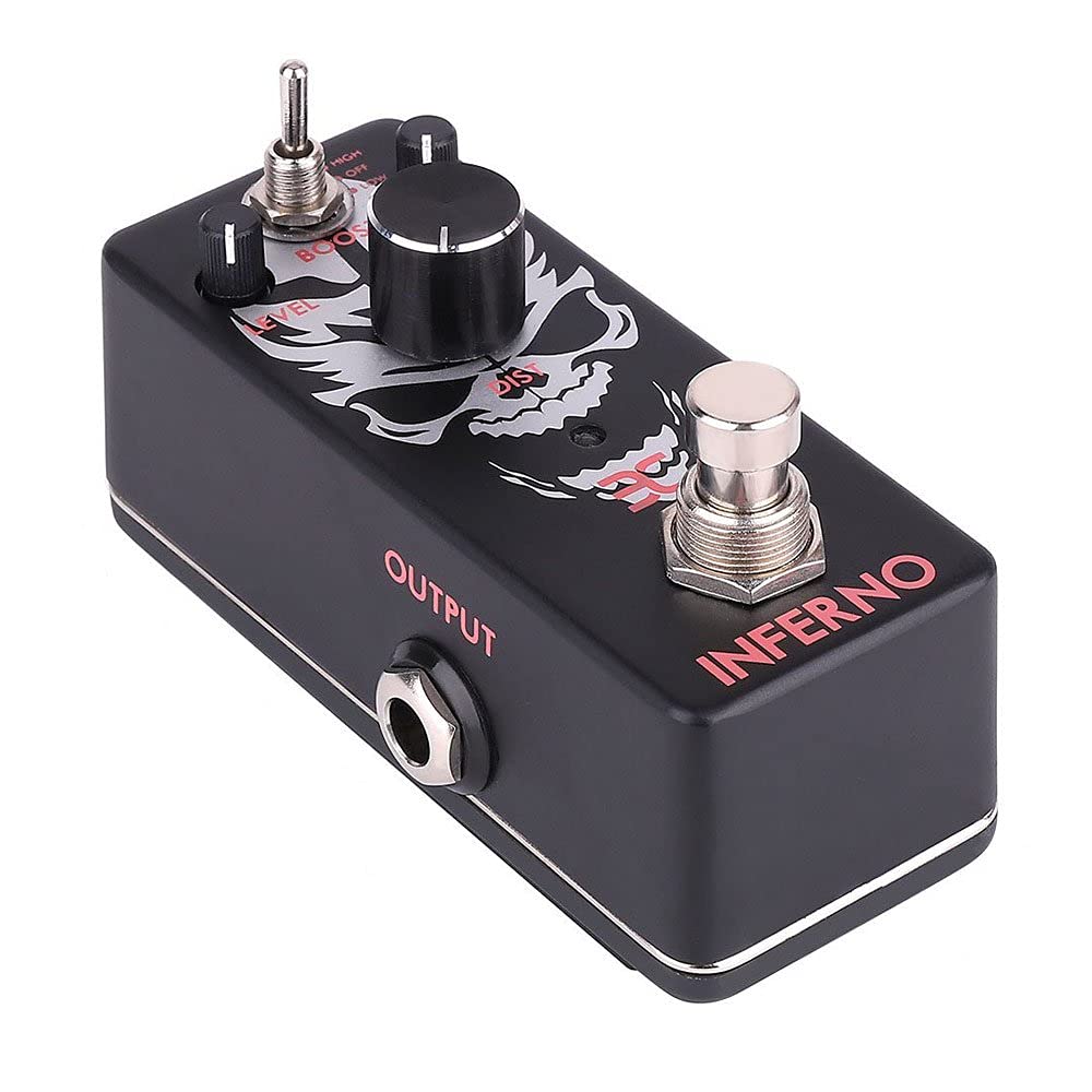 Pedal de Efectos EX Metal Distorsión con True Bypass para Guitarra