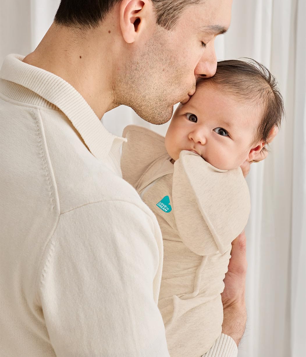 Love to Dream Swaddle UP, saco de dormir de 0 a 3 meses, autorelajante, mejora el sueño, ajuste ceñido ayuda a calmar el reflejo de sobresalto, esenciales para bebé imprescindibles para recién nacidos