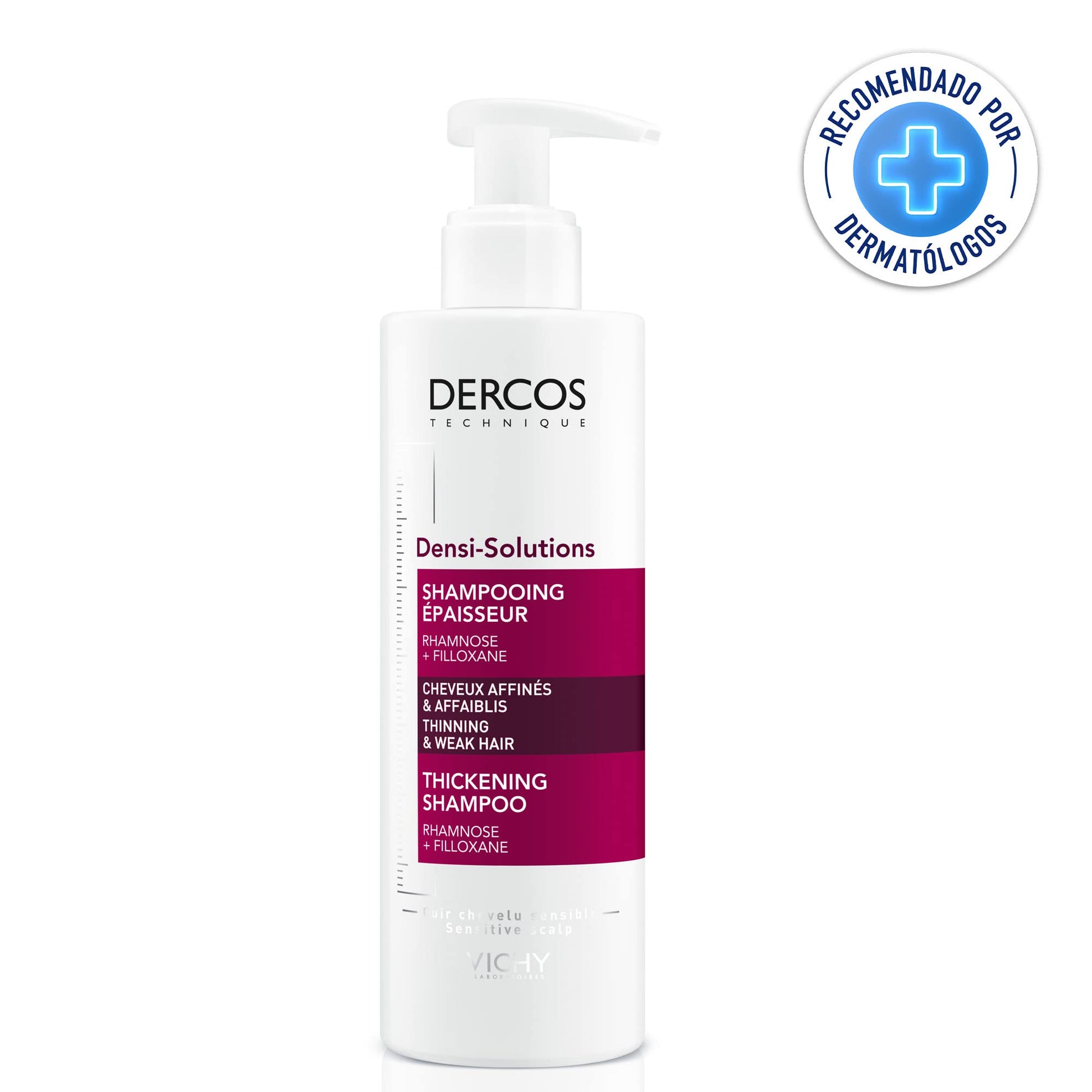 Shampoo Densificador Vichy Dercos con Vitamina E 250ml