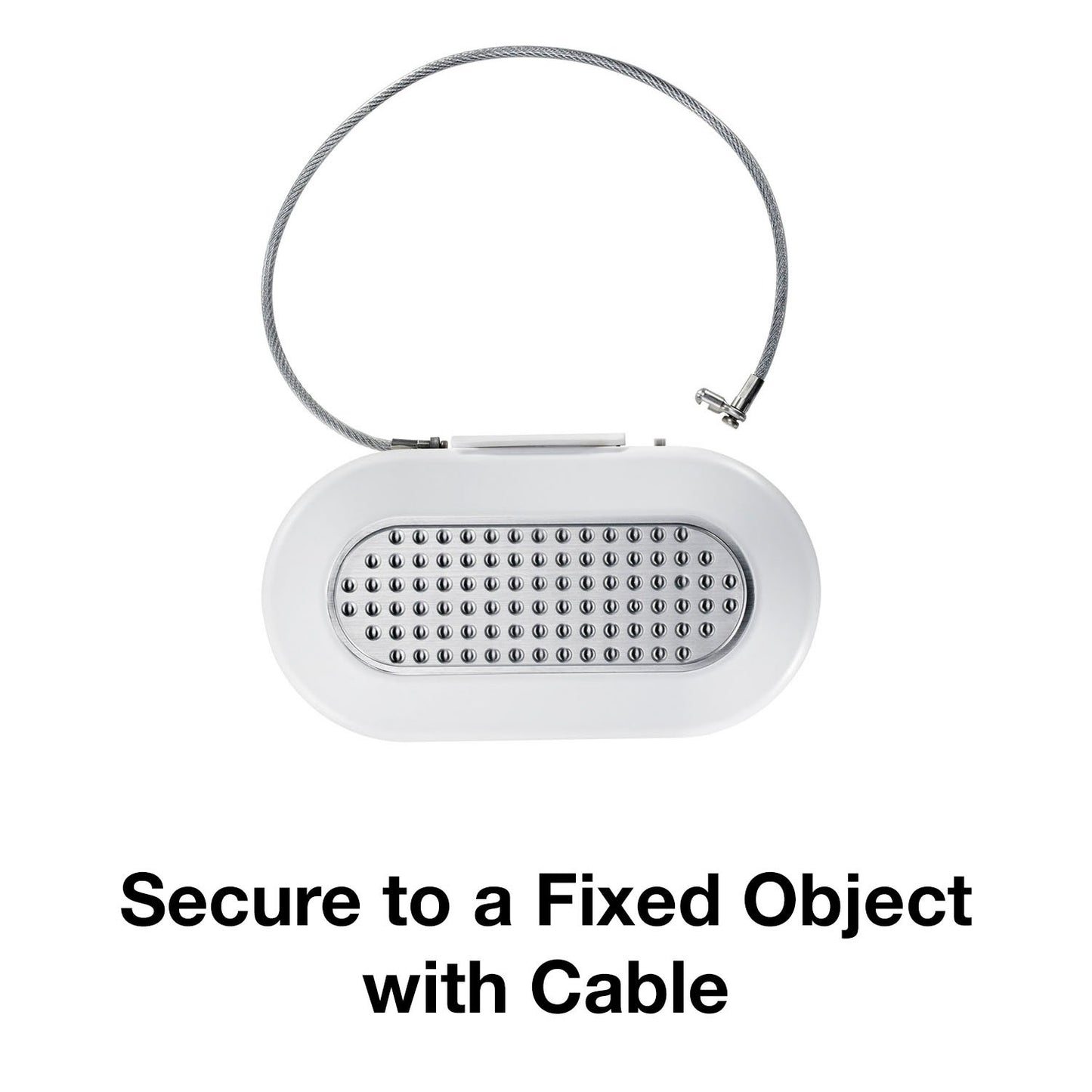 Caja Fuerte Portátil Master Lock Gris y Blanco SafeSpace