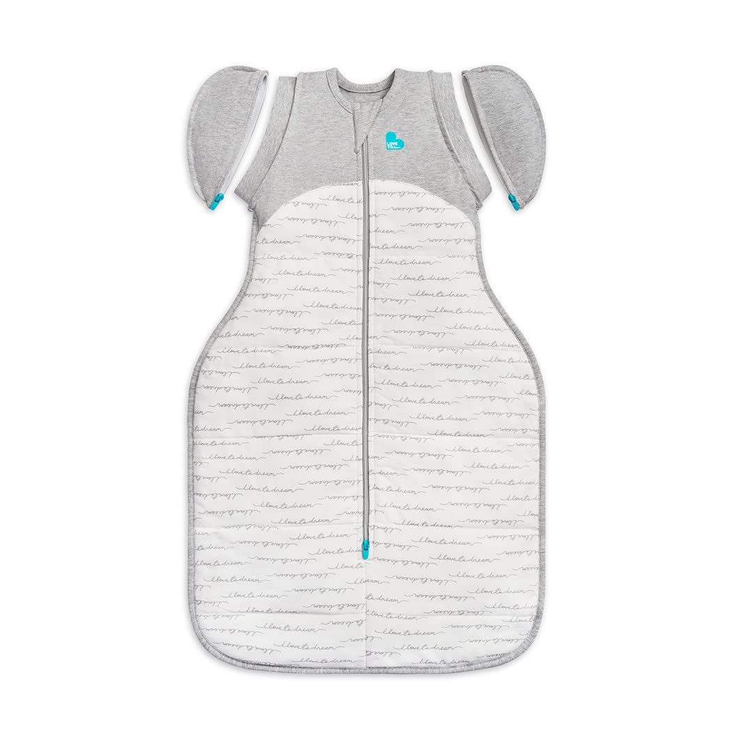 Love To Dream Swaddle UP, Saco para Dormir Bebe de Transición Ideal para el Sueño Cómodo - Saquitos para dormir bebe 5.8-8.6 Kg para Climas de 16°C - 20°C - Costal de Algodón Color Fantasía