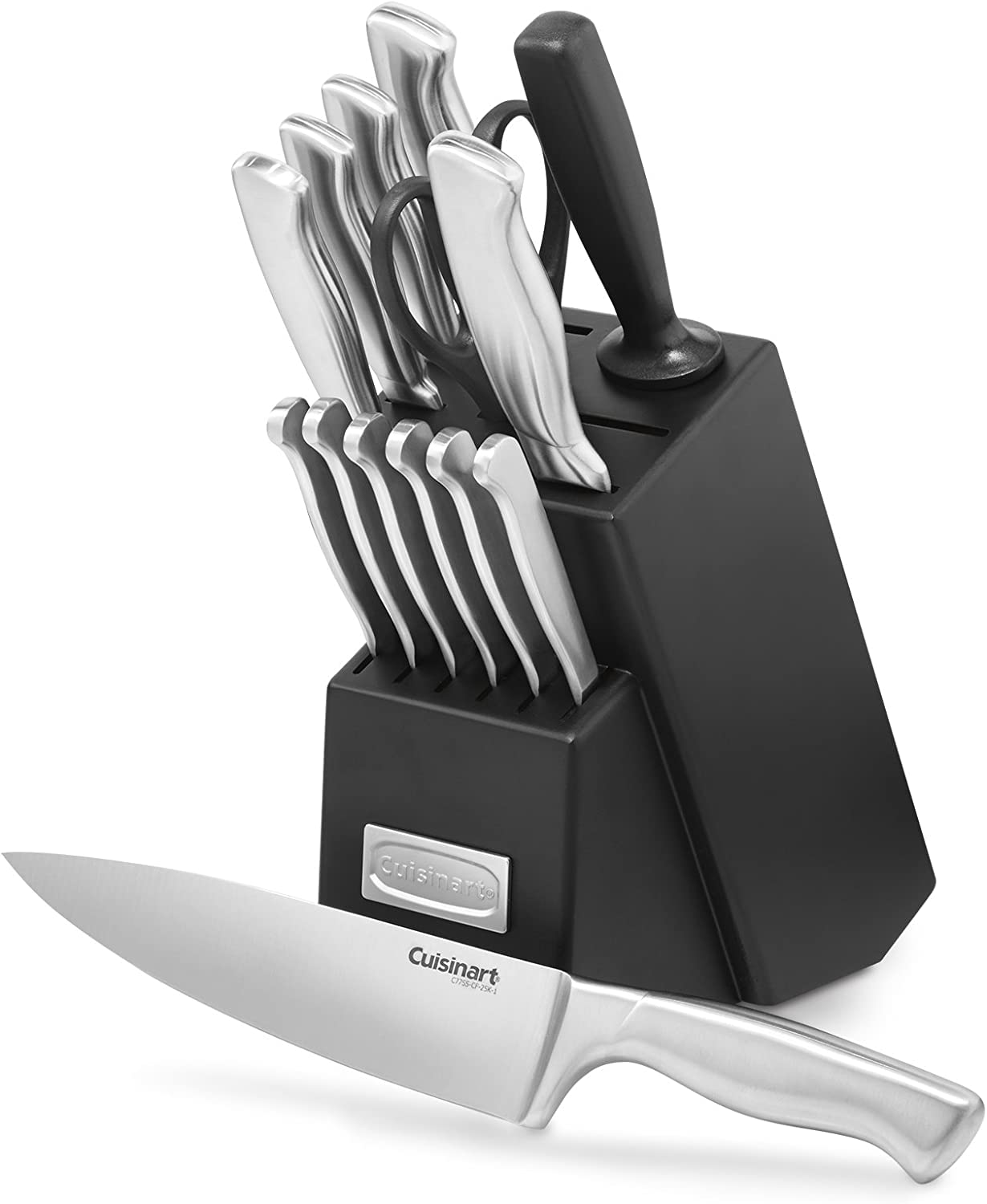 Cuisinart C77SS-15PK Juego de bloque de mango hueco, de acero inoxidable, 15 piezas, asa hueca, 15 Piece, Hollow Handle, 1, 1 + Hamilton Beach 31401 Horno Tostador Eléctrico