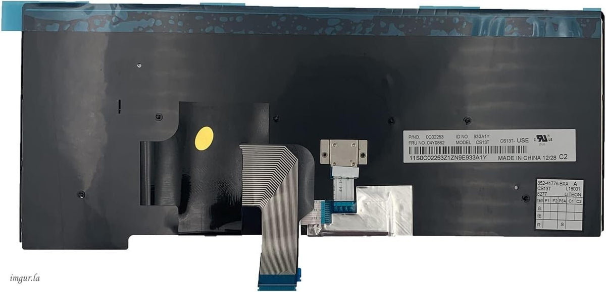Teclado de Repuesto IBM Lenovo THINKPAD Negro sin Retroiluminación