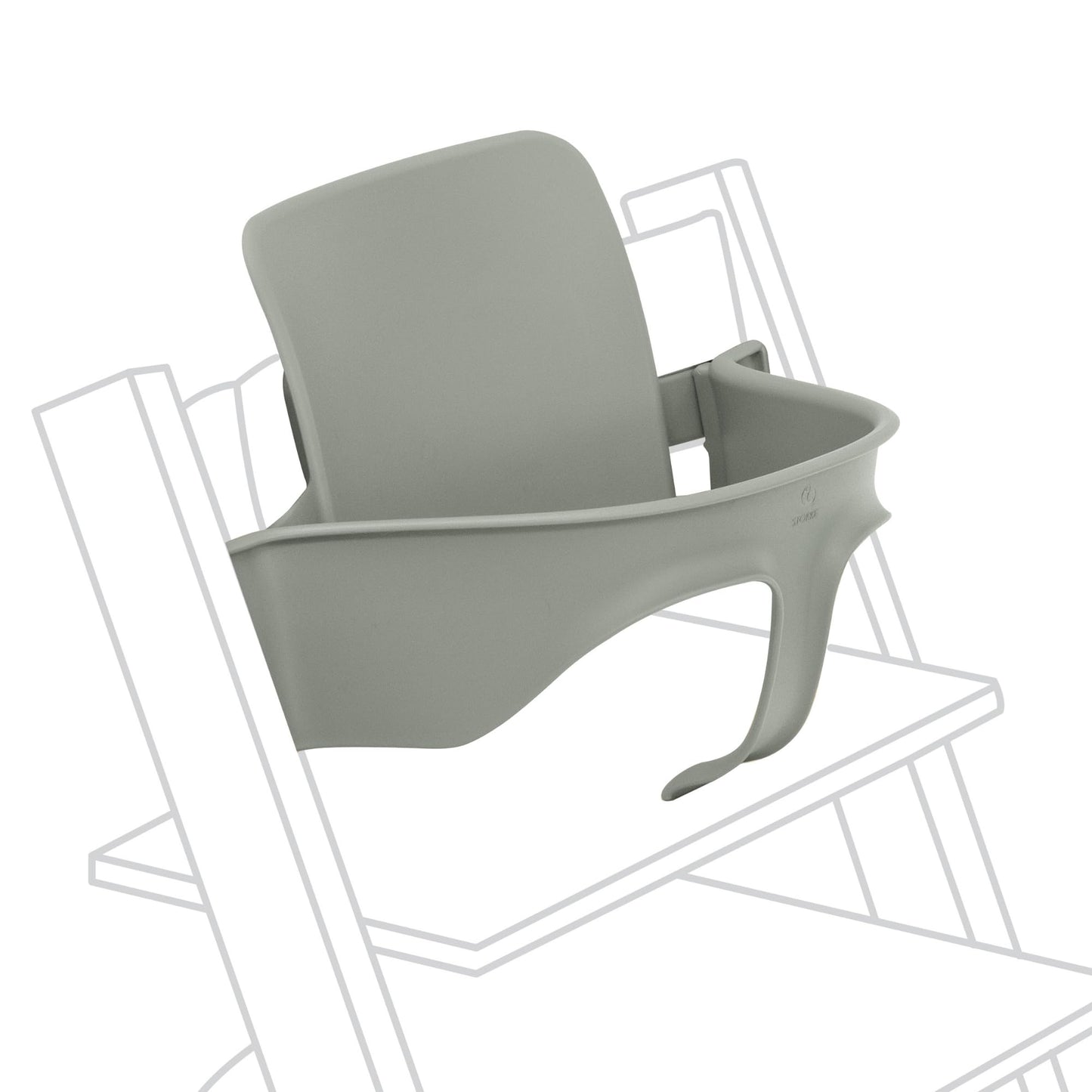 Tripp Trapp Baby Set 2 de Stokke, Edad 6-36 meses - Convierta la silla Tripp Trapp en una cómoda trona (Glacier Green)